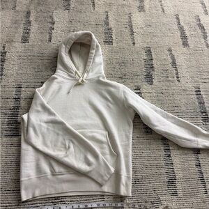 White Pullover Hoodie - Classic Cozy Hooded Sweatshirt